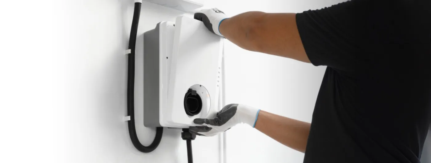 Professional EV wall-box charger installation by Origami EV Connect